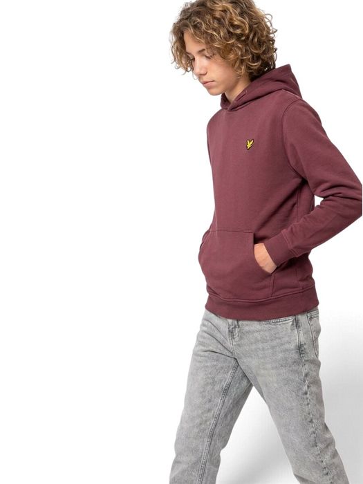 Bordeaux sweater met kap Lyle&Scott