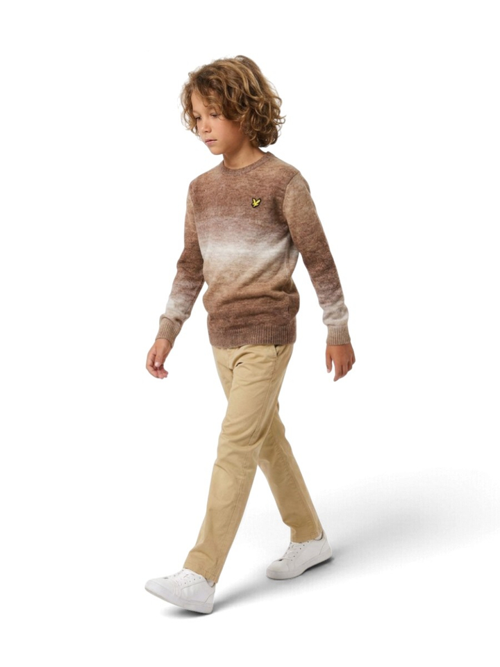 Bruine gebreide trui Lyle&Scott 