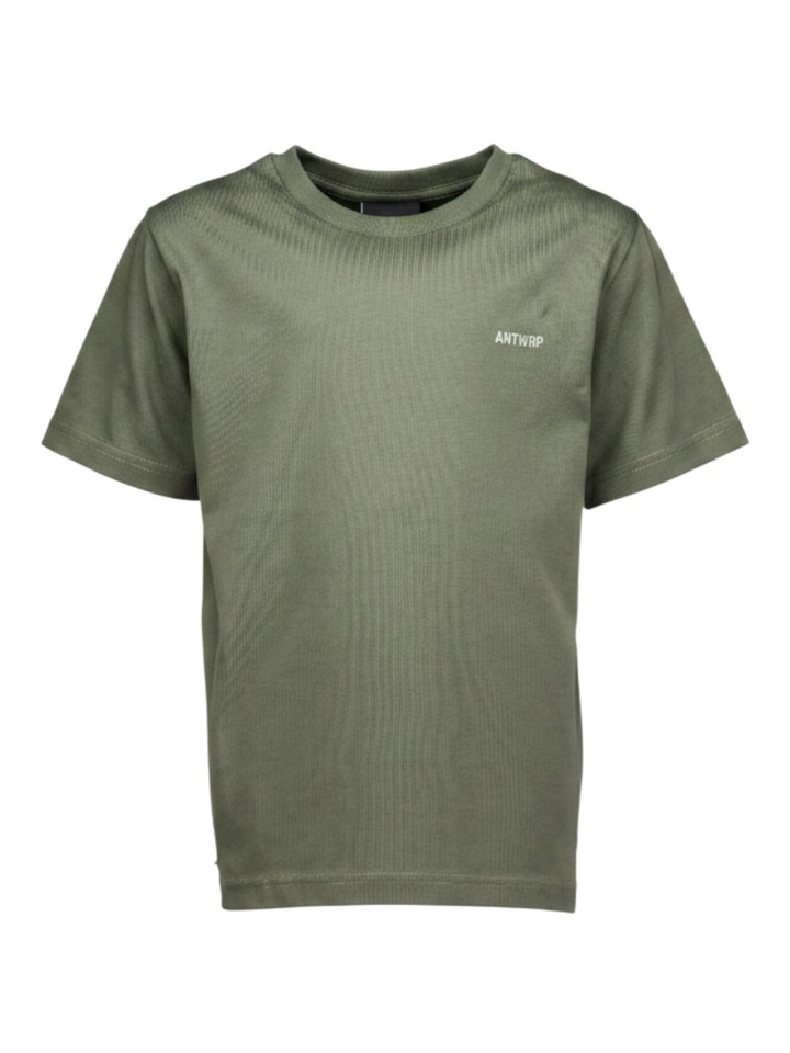 Donkergroene katoenen T-shirt Antwrp