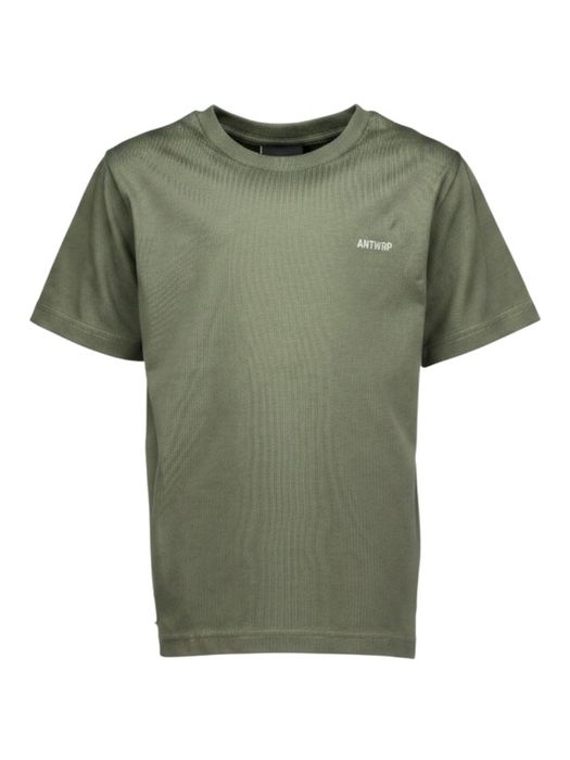 Donkergroene katoenen T-shirt Antwrp