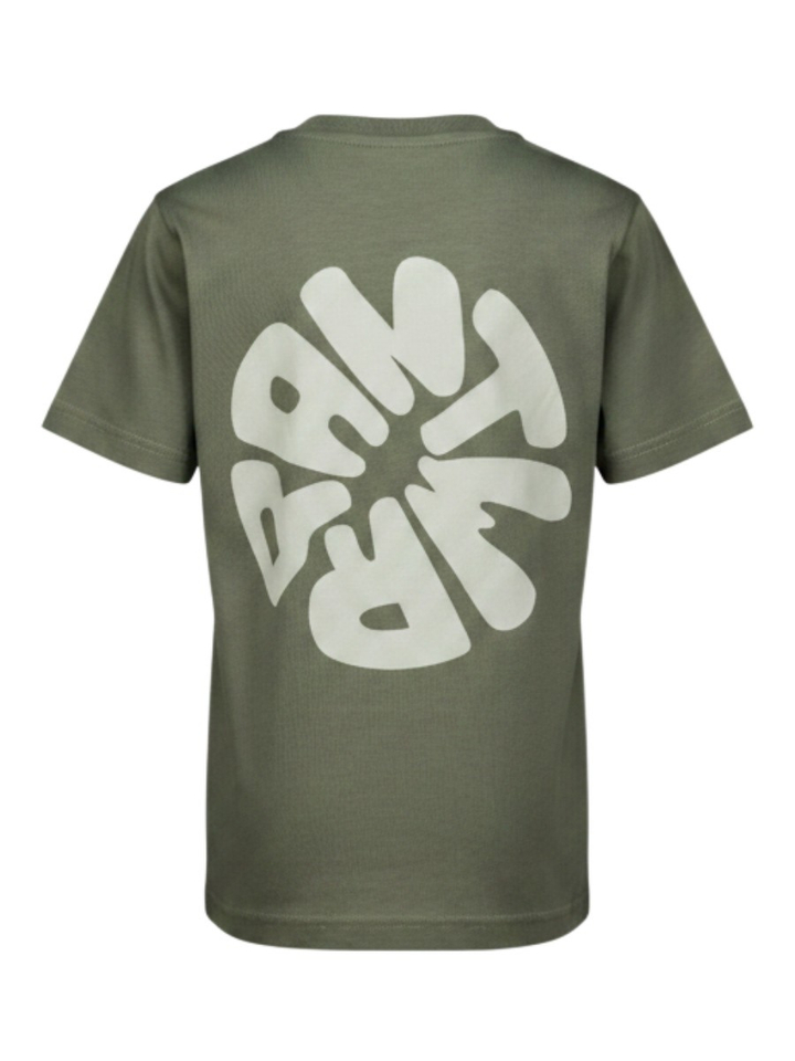 Donkergroene katoenen T-shirt Antwrp