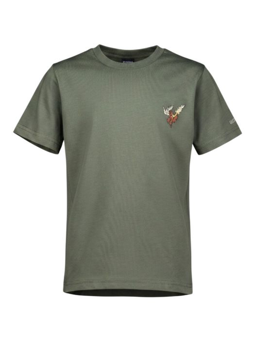 Kaki groene katoenen T-shirt Antwrp