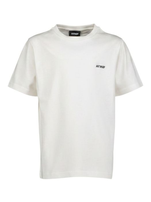 Witte t-shirt met rugprint Antwrp