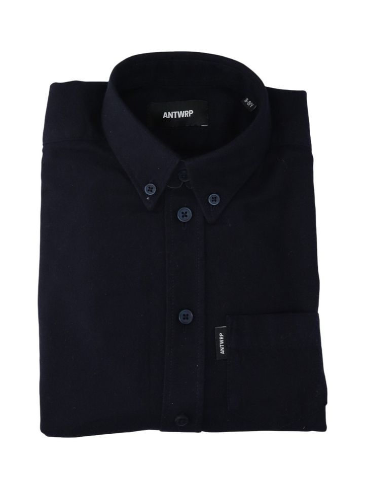 Donkerblauw katoenen hemd Antwrp