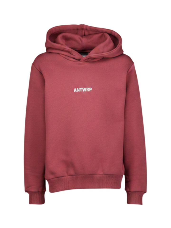 Bordeaux sweater met kap Antwrp