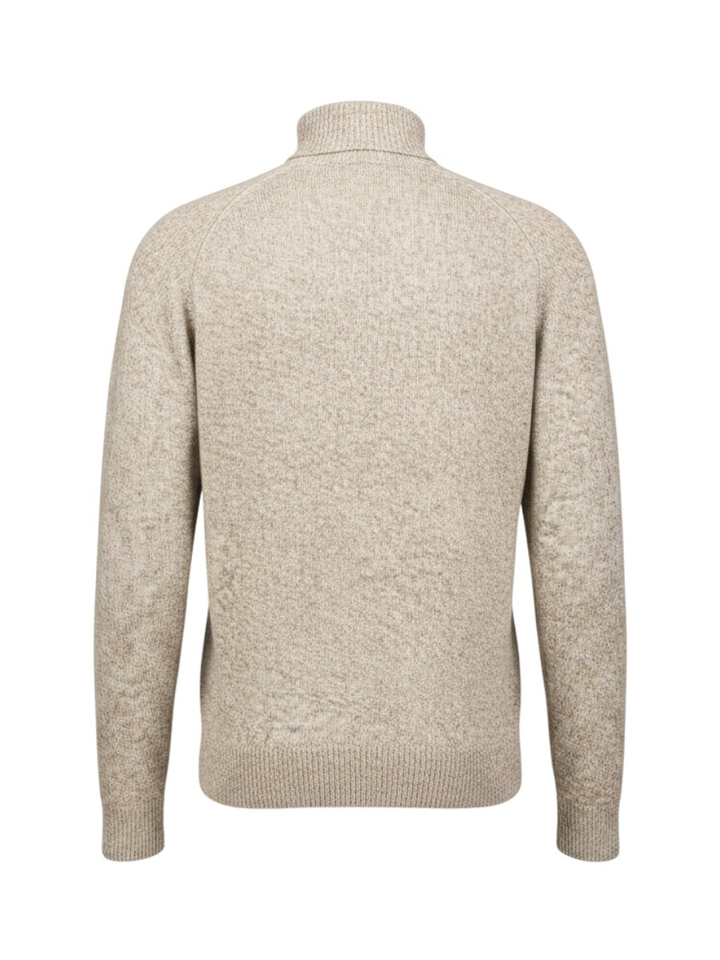 Beige wollen trui met spikkelmotief Antwrp