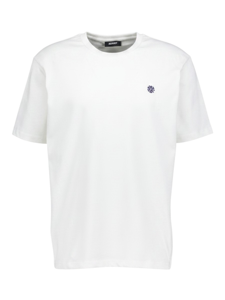 Witte T-shirt met opdruk Antwrp