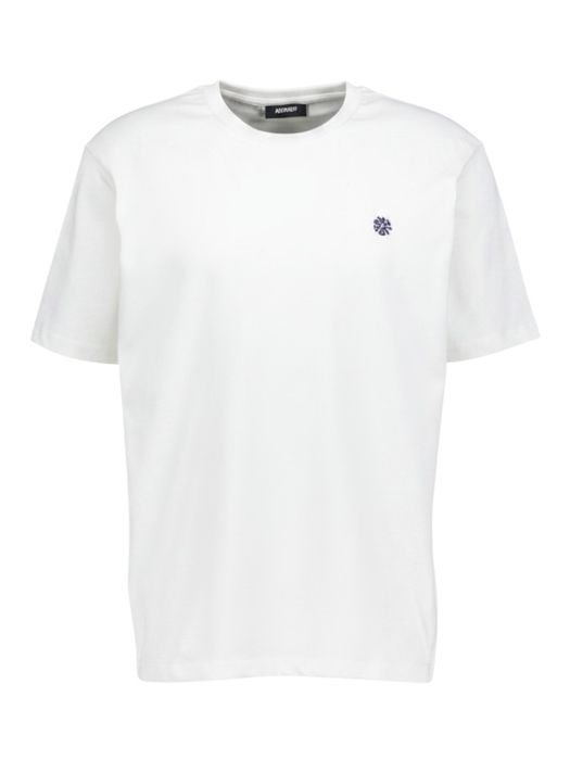 Witte T-shirt met opdruk Antwrp