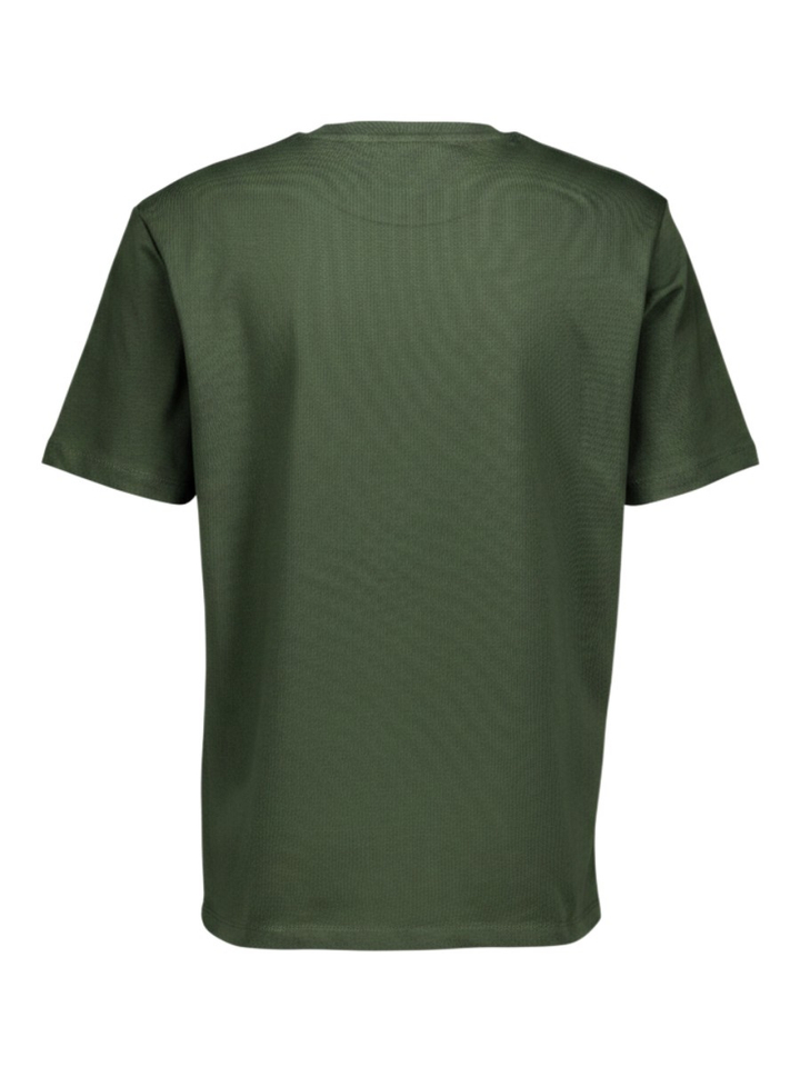 Donkergroene katoenen T-shirt Antwrp