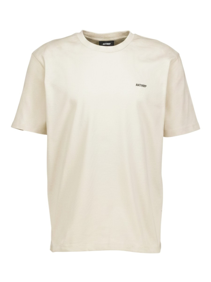 Beige T-shirt met opdruk Antwrp