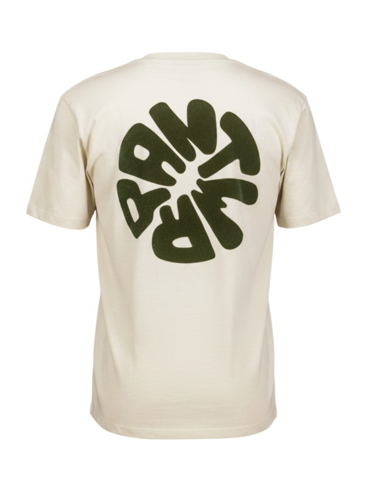 Beige T-shirt met opdruk Antwrp