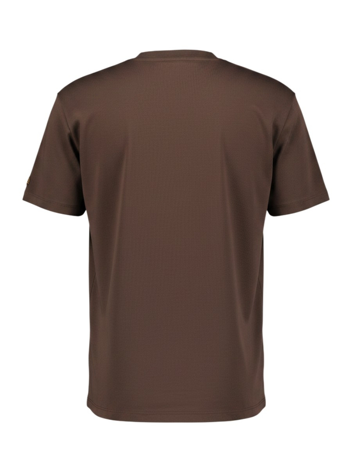 Donkerbruine katoenen T-shirt Antwrp
