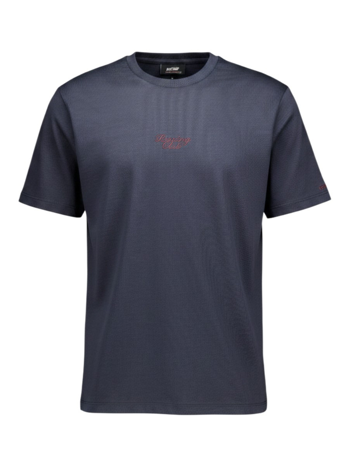 Donkerblauwe katoenen T-shirt Antwrp 