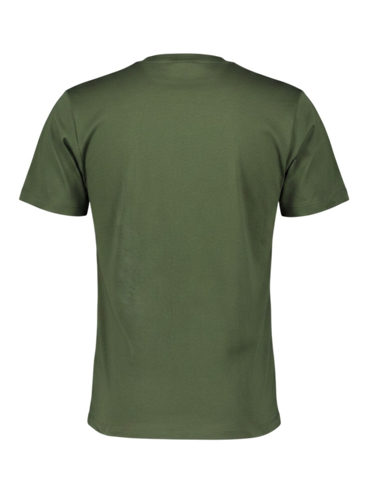 Kaki groene katoenen T-shirt Antwrp