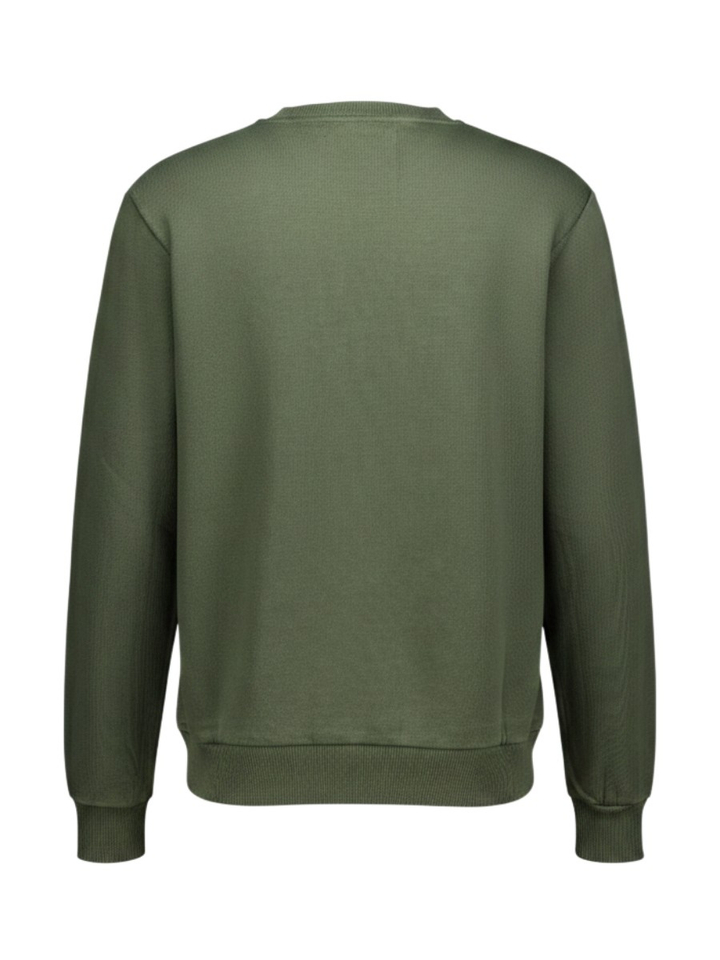 Donkergroene katoenen sweater Antwrp 
