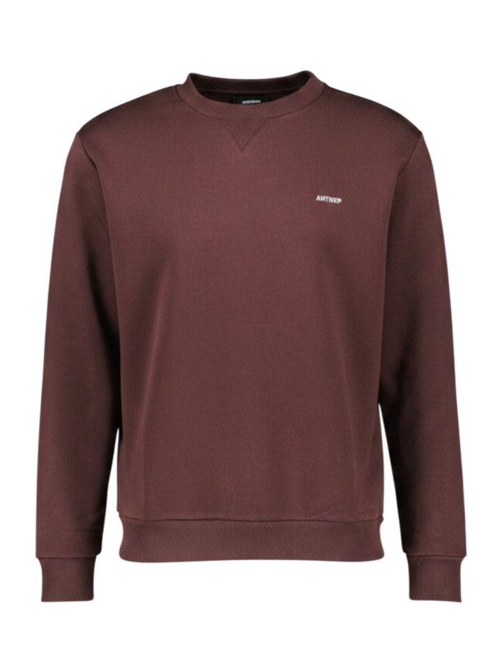 Bordeaux sweater met ronde hals Antwrp