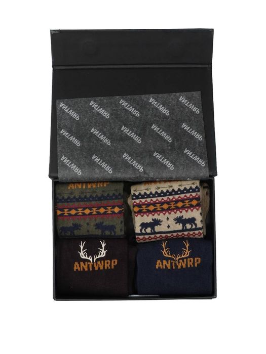 Giftbox met 4 paar sokken Antwrp