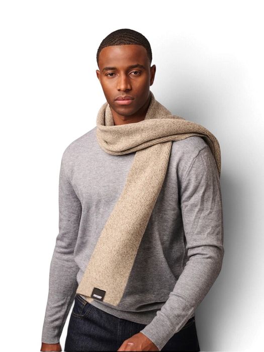 Beige sjaal met spikkelmotief Antwrp