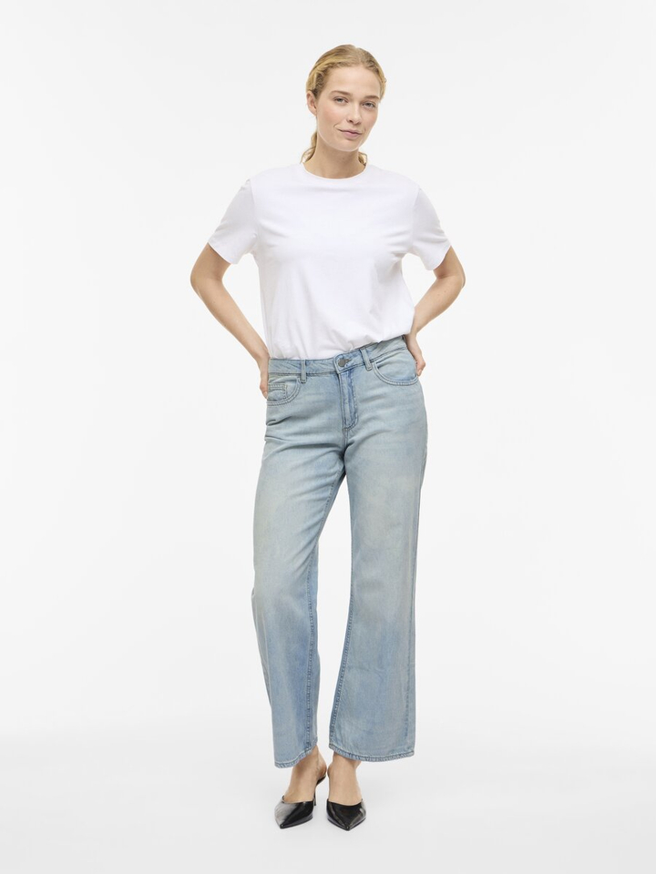 Blauwe loose fit jeans Vipalma Vila