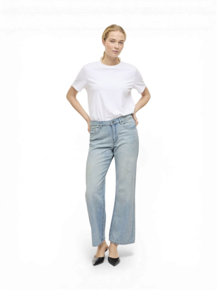 Blauwe loose fit jeans Vipalma Vila