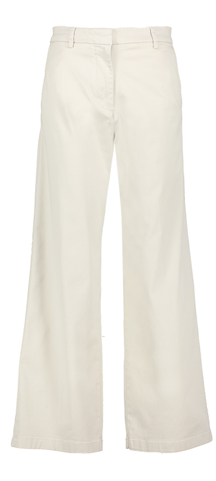 Beige loose fit broek Mille Selected Femme