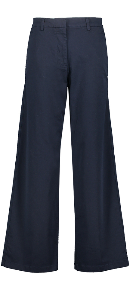 Blauwe loose fit broek Mille Selected Femme