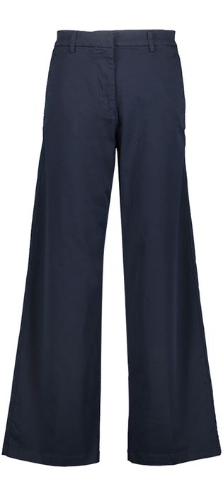 Blauwe loose fit broek Mille Selected Femme