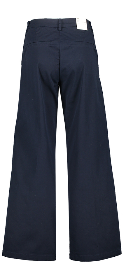 Blauwe loose fit broek Mille Selected Femme