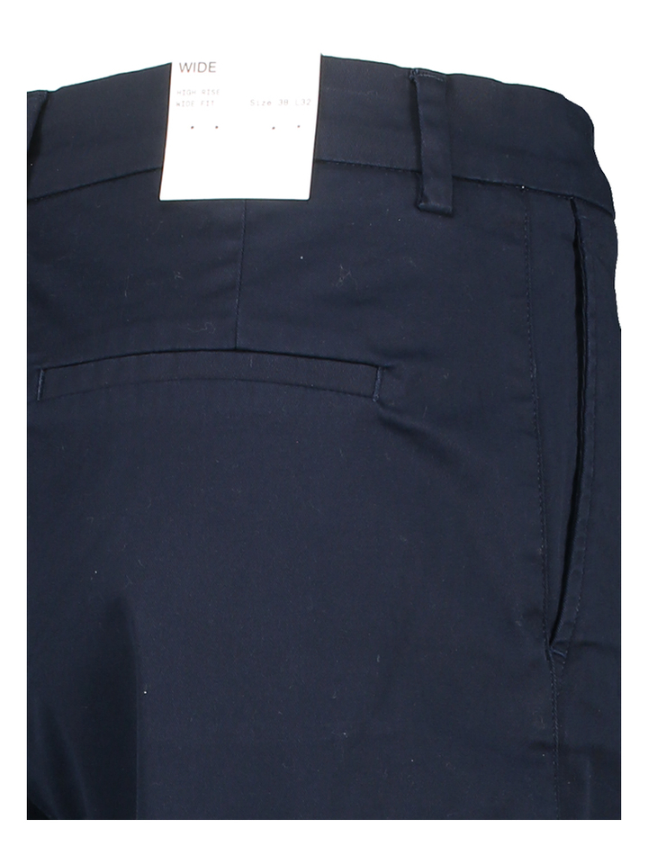 Blauwe loose fit broek Mille Selected Femme