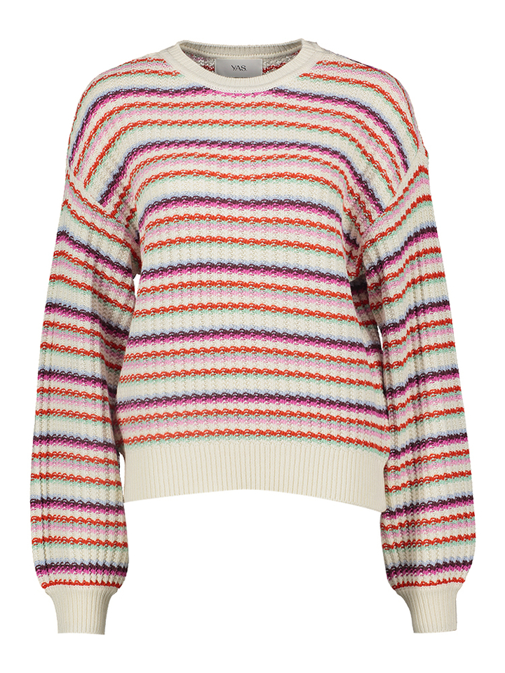 Multi-color trui met ronde hals Boogie  Y.A.S