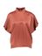 Bruinrode top met satijn look FIEN Annelien Coorevits