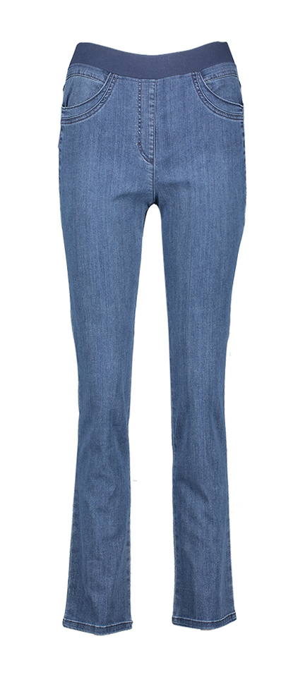 Donkerblauwe jeans met elastiek Pamina Raphaela 