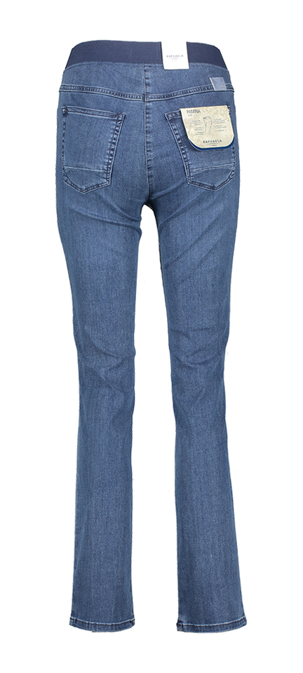 Donkerblauwe jeans met elastiek Pamina Raphaela 
