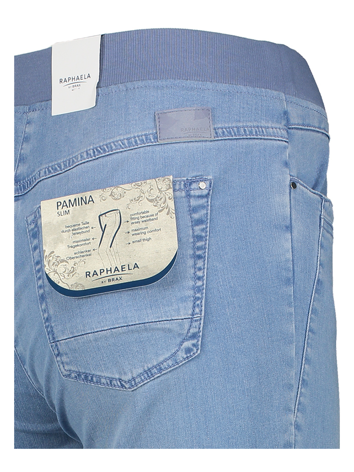 Blauwe jeans met elastiek Pamina Raphaela