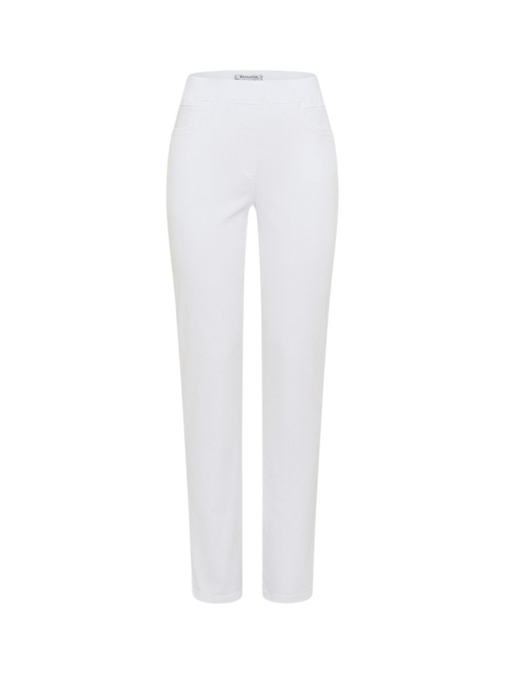Witte broek met elastiek Pamina Brax