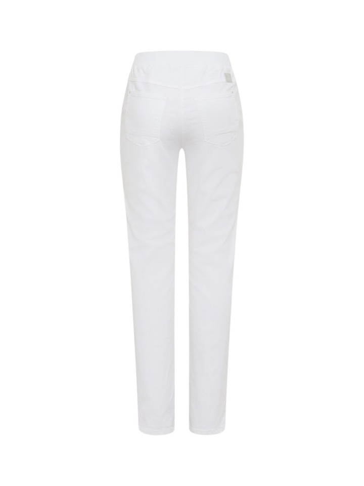 Witte broek met elastiek Pamina Brax