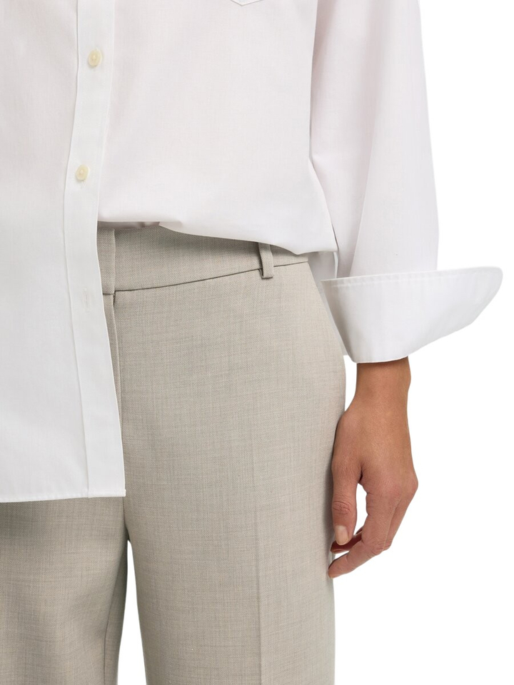 Beige losse broek Slwrita Selected Femme