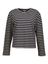Blauwe gestreepte katoenen t-shirt met lange mouwen Nette Boii 