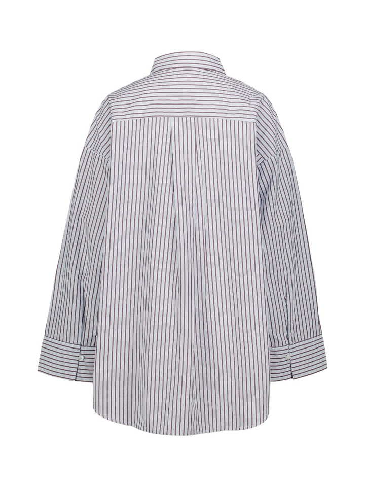 Blauw gestreepte blouse Fie Striped Boii