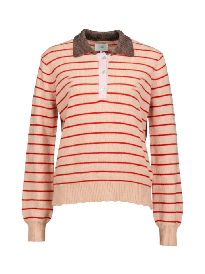 Roze gestreepte trui Lucinda stripe Numph