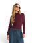Bordeaux trui in ribbel Nubia Numph 