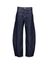 Donkerblauwe high rise barrel jeans Amsterdam Nümph