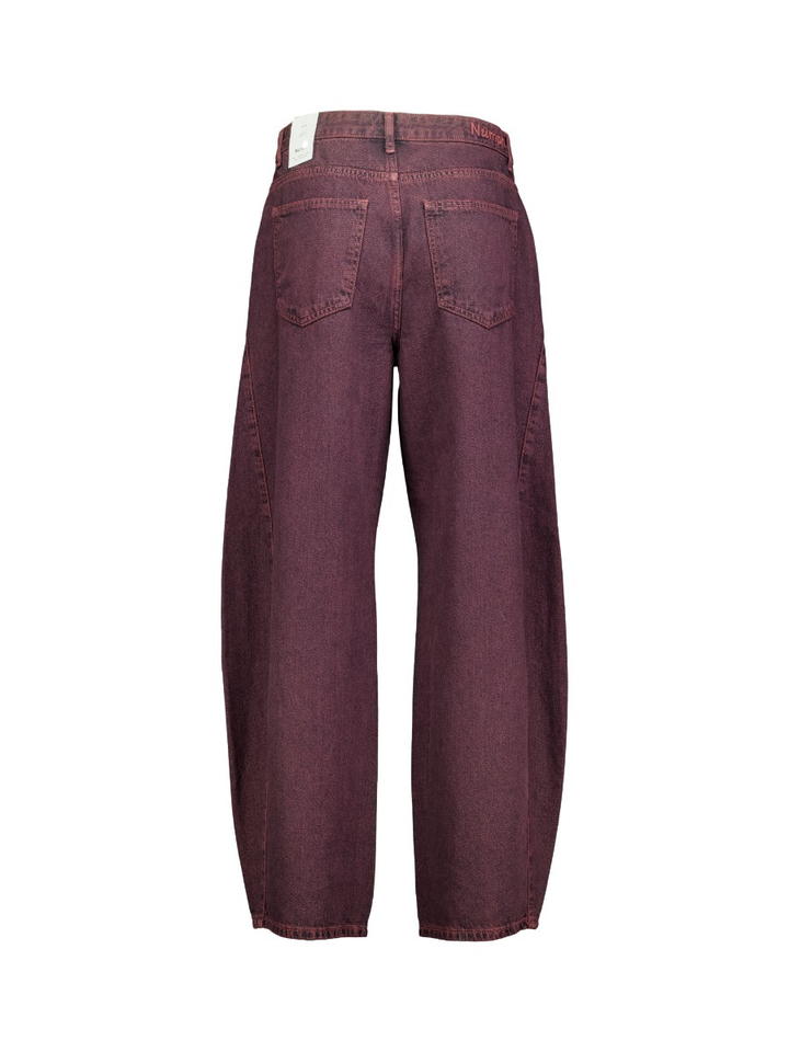 Bordeaux high rise barrel jeans Amsterdam Nümph