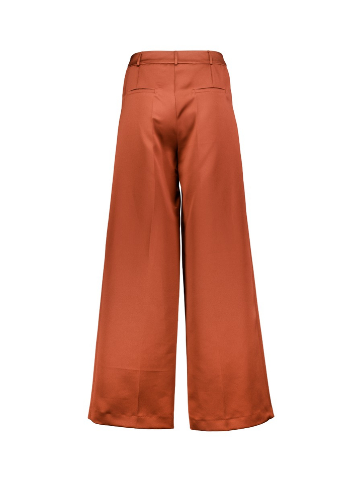 Roestkleurige geklede broek Briane March23