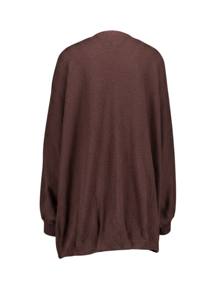 Bruine lange cardigan met knopen ARRAN March 23