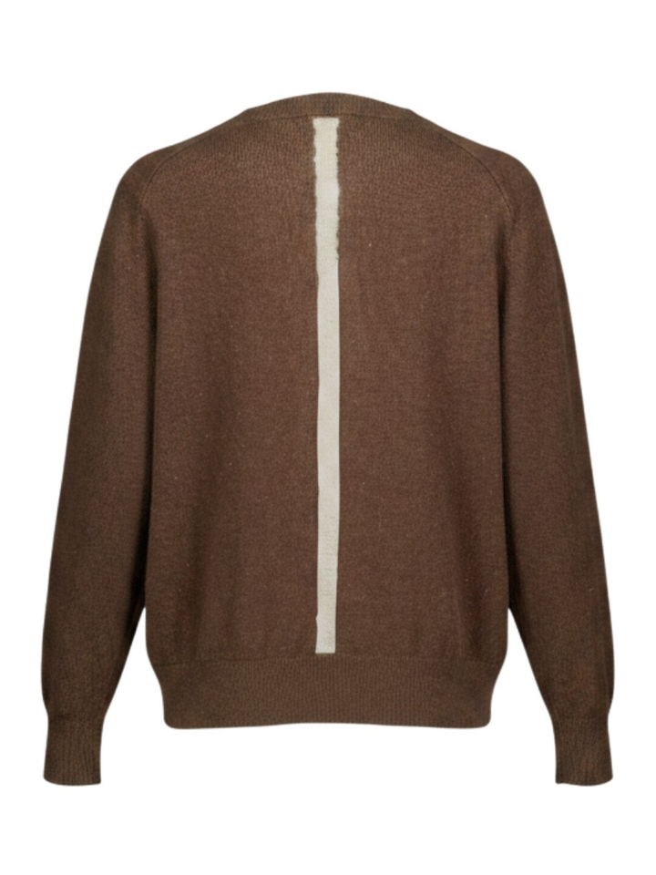 Bruine trui met ronde hals Palermo March23