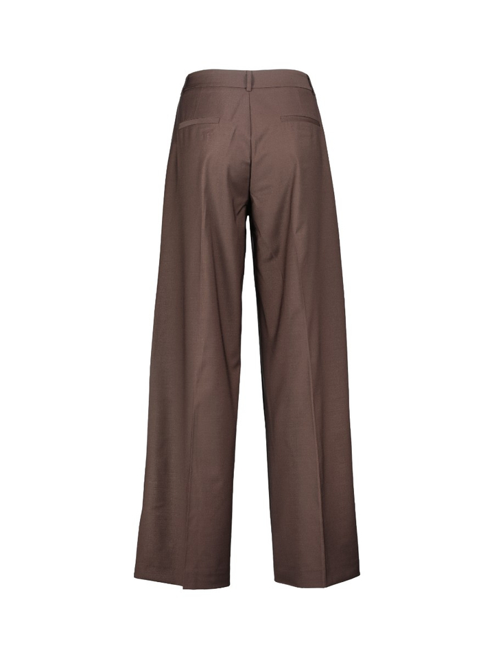 Bruine geklede broek Edith March23