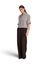 Bruine geklede broek Edith March23