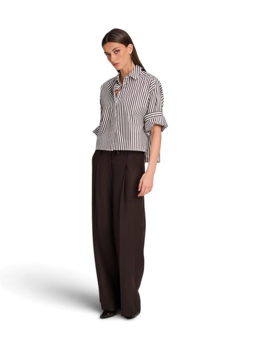 Bruine geklede broek Edith March23