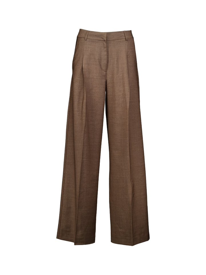 Bruine losvallende broek Edith March23